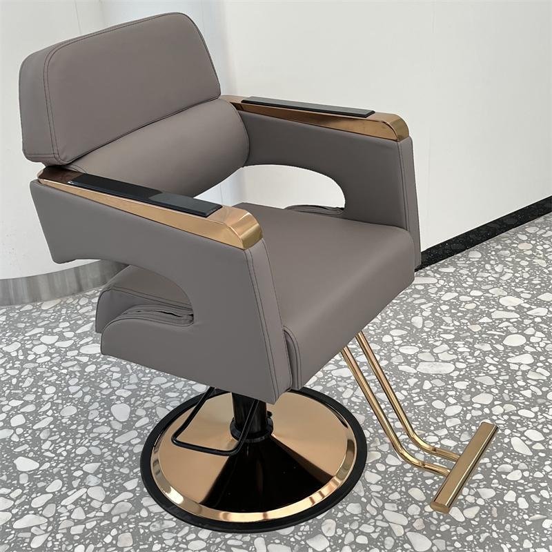 Wholesale Barber Shop Furniture Simple Styling Chair Barber Recling Chair With Footrest For Hair Salon