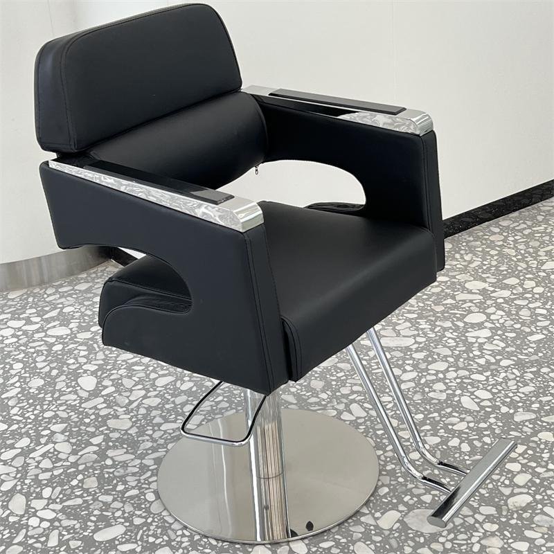 Wholesale Barber Shop Furniture Simple Styling Chair Barber Recling Chair With Footrest For Hair Salon