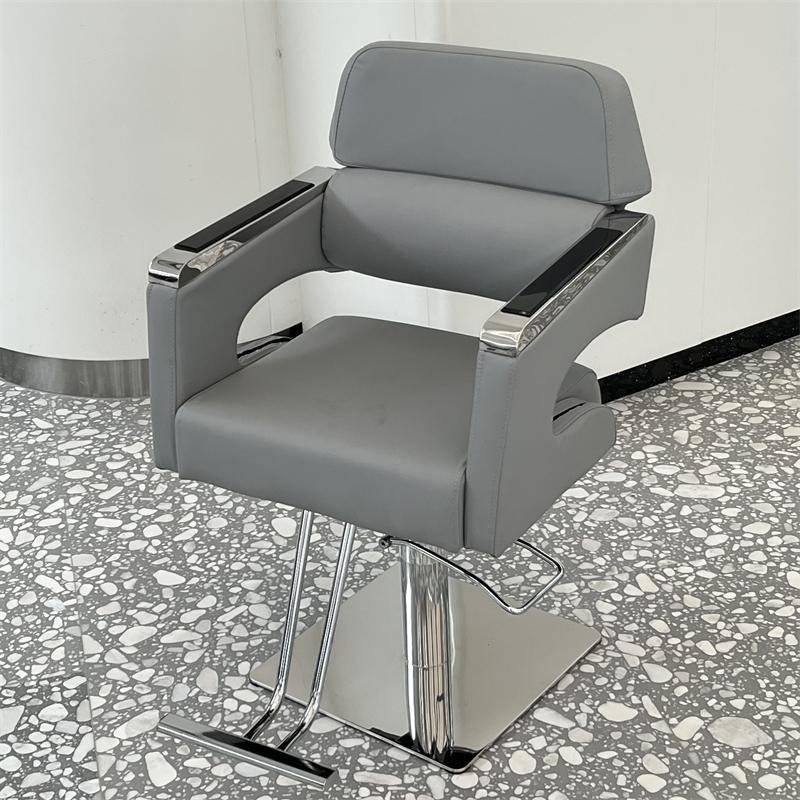 Wholesale Barber Shop Furniture Simple Styling Chair Barber Recling Chair With Footrest For Hair Salon