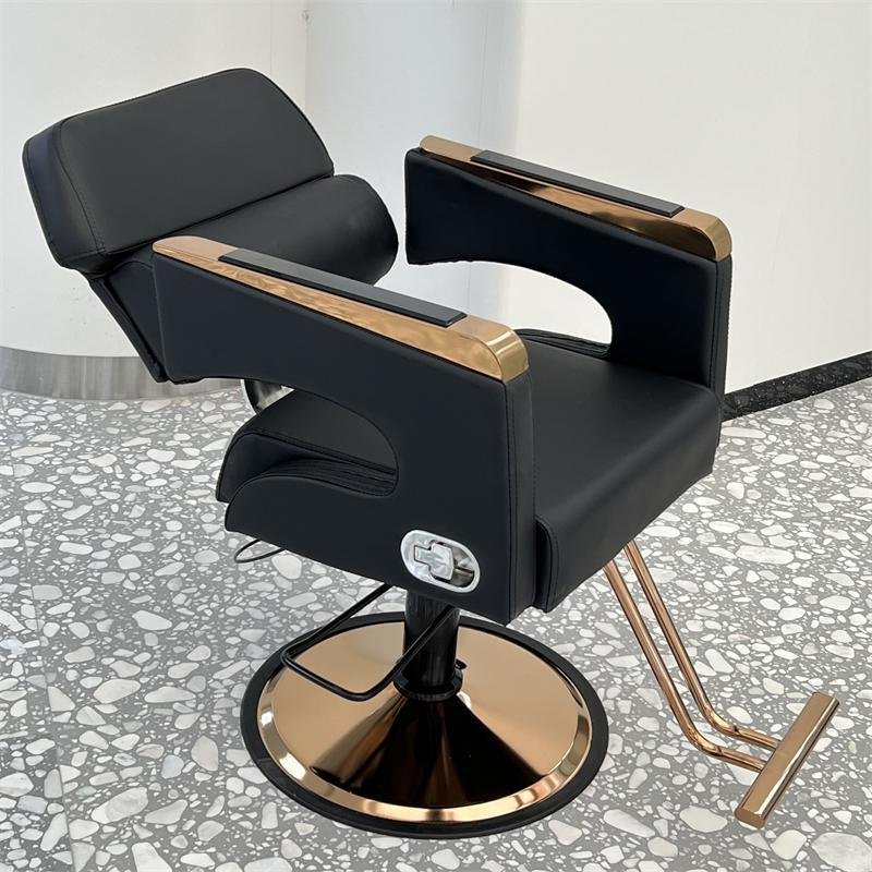 Wholesale Barber Shop Furniture Simple Styling Chair Barber Recling Chair With Footrest For Hair Salon