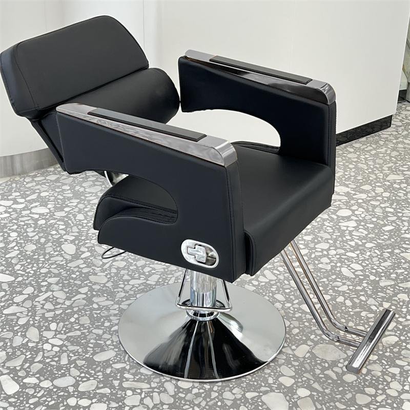 Wholesale Barber Shop Furniture Simple Styling Chair Barber Recling Chair With Footrest For Hair Salon