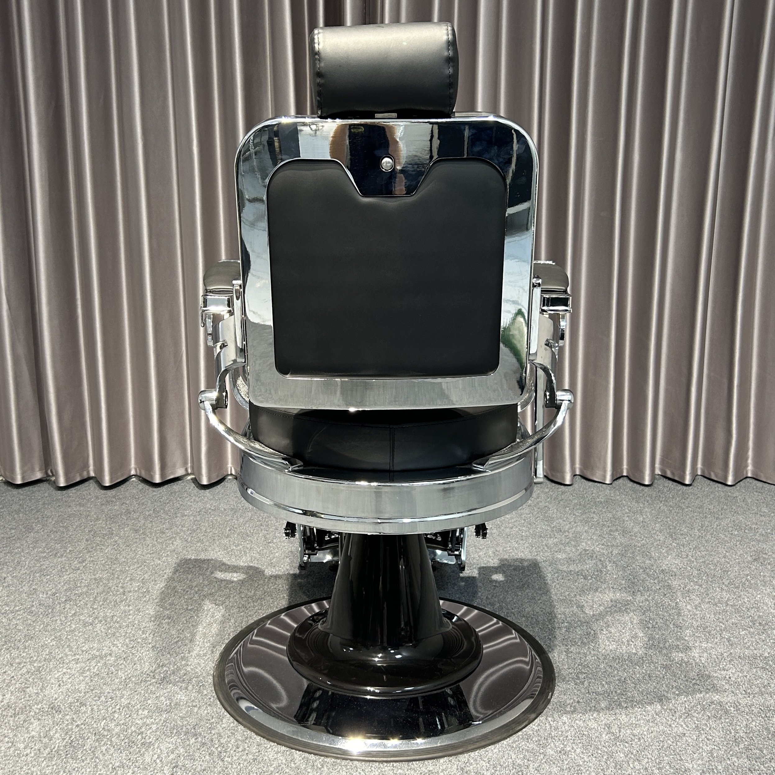 Professional modern style portable barber chair with synthetic leather salon furniture for beauty and barber shops
