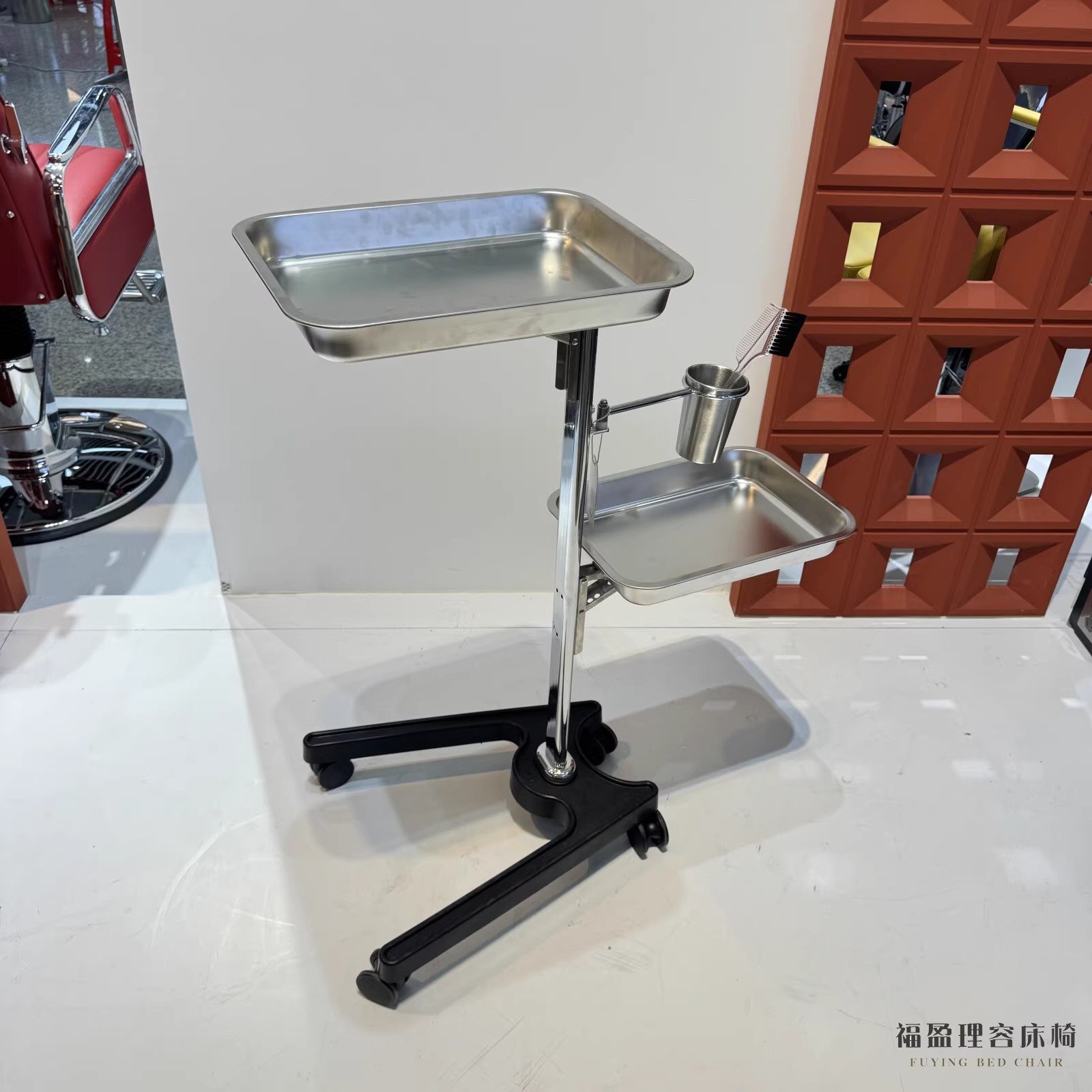 Hairdresser cart hair salon special tool cart beauty salon multi-functional shelf barbershop bar car nail salon