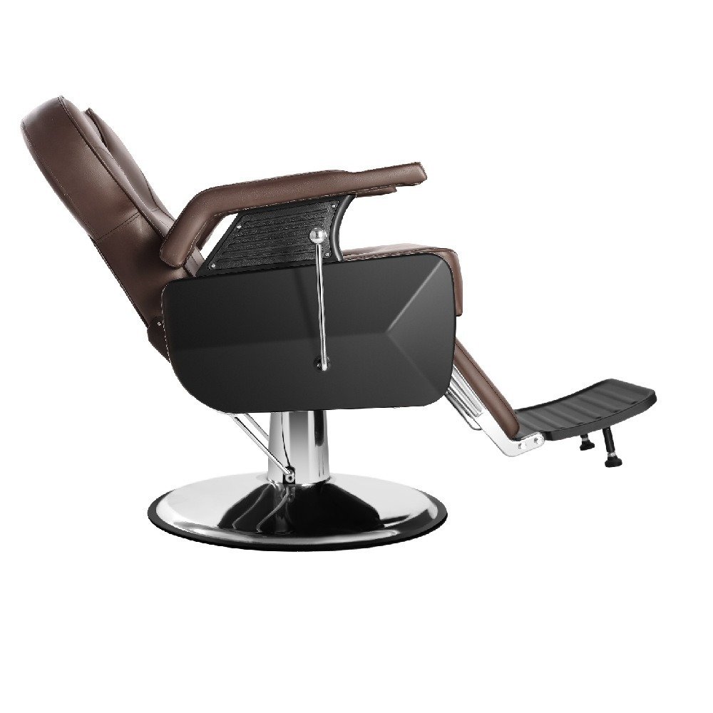 2024 Youtai Wholesale Modern Height Adjustable Barber Chair Reclining Leather Chair Salon Furniture