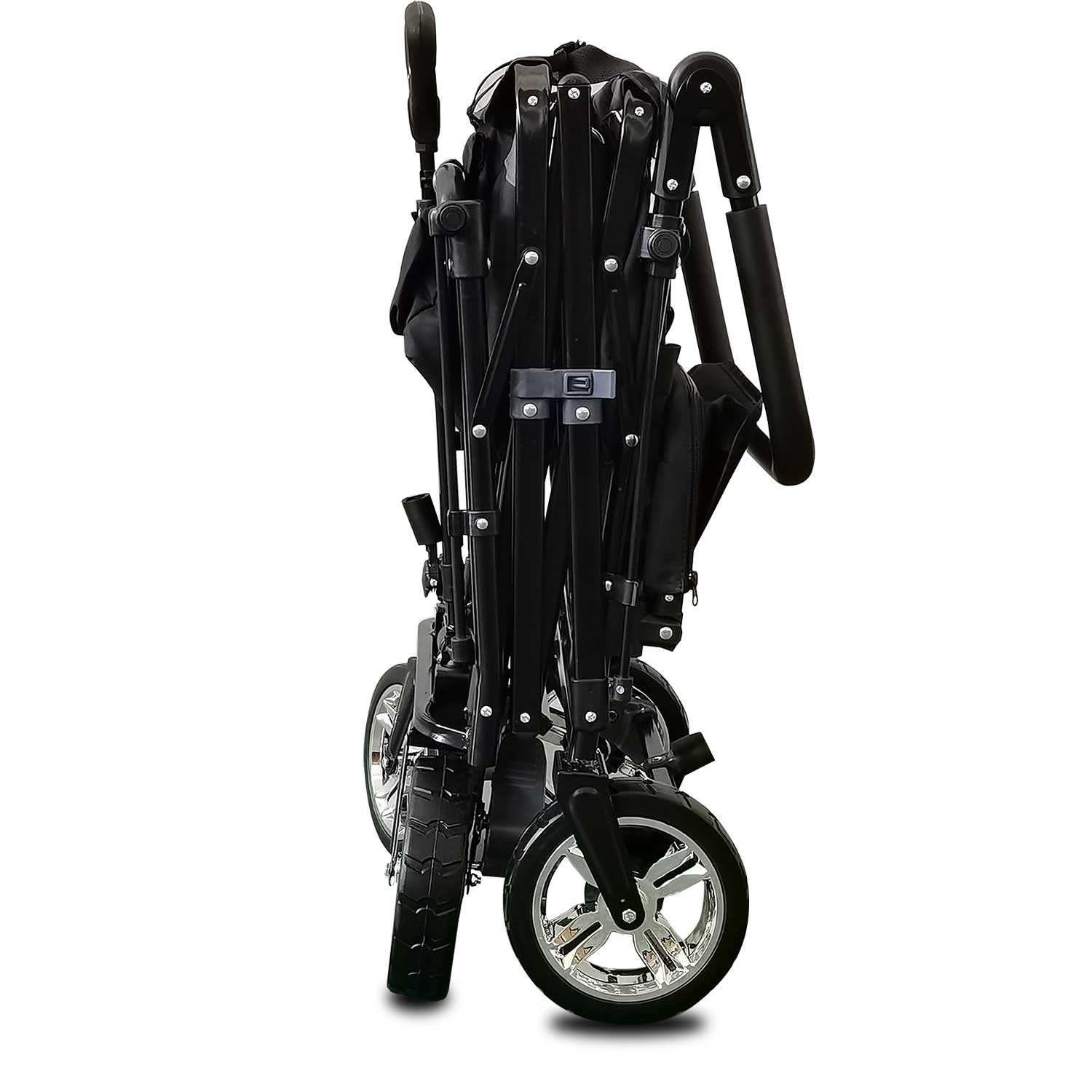LYC-06 Foldable Folding Outdoor Garden Utility Trolley with Table