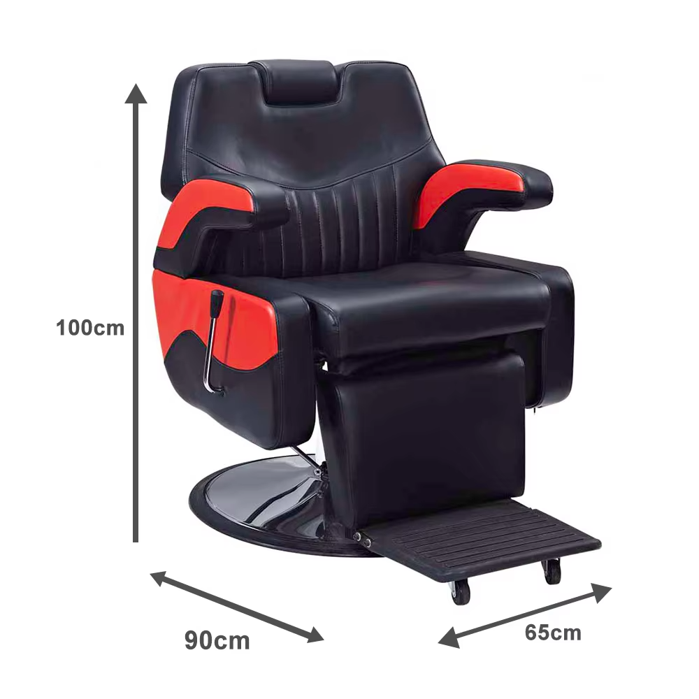 Hot Selling Antique Beauty Saloon Chair PU Material Barber Shop Furniture Styling Hair Salon Chair for Bedroom Application