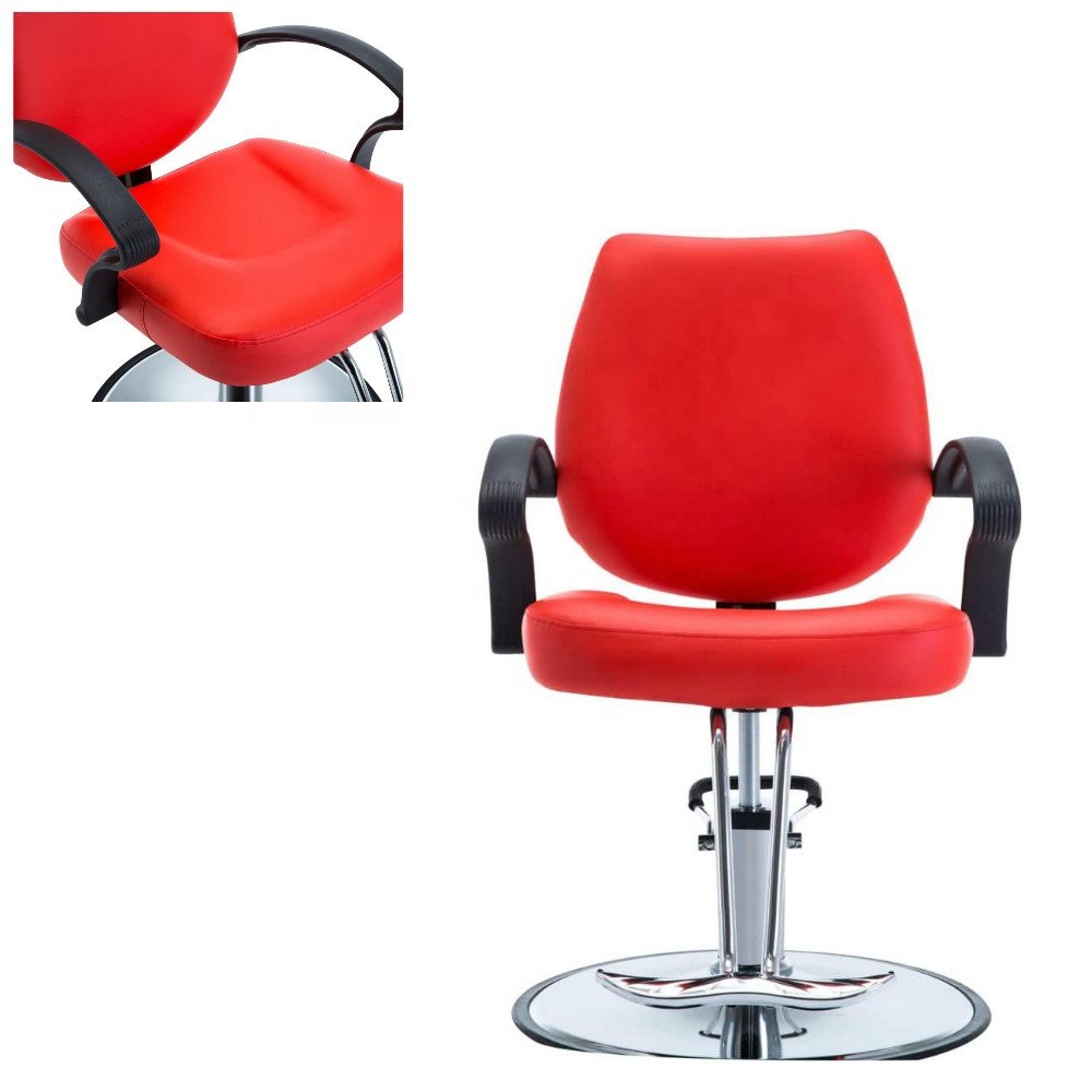 Classic Soft Barber Chair Hair Vintage Salon Styling Rise Fall Beauty Equipment Style Chair