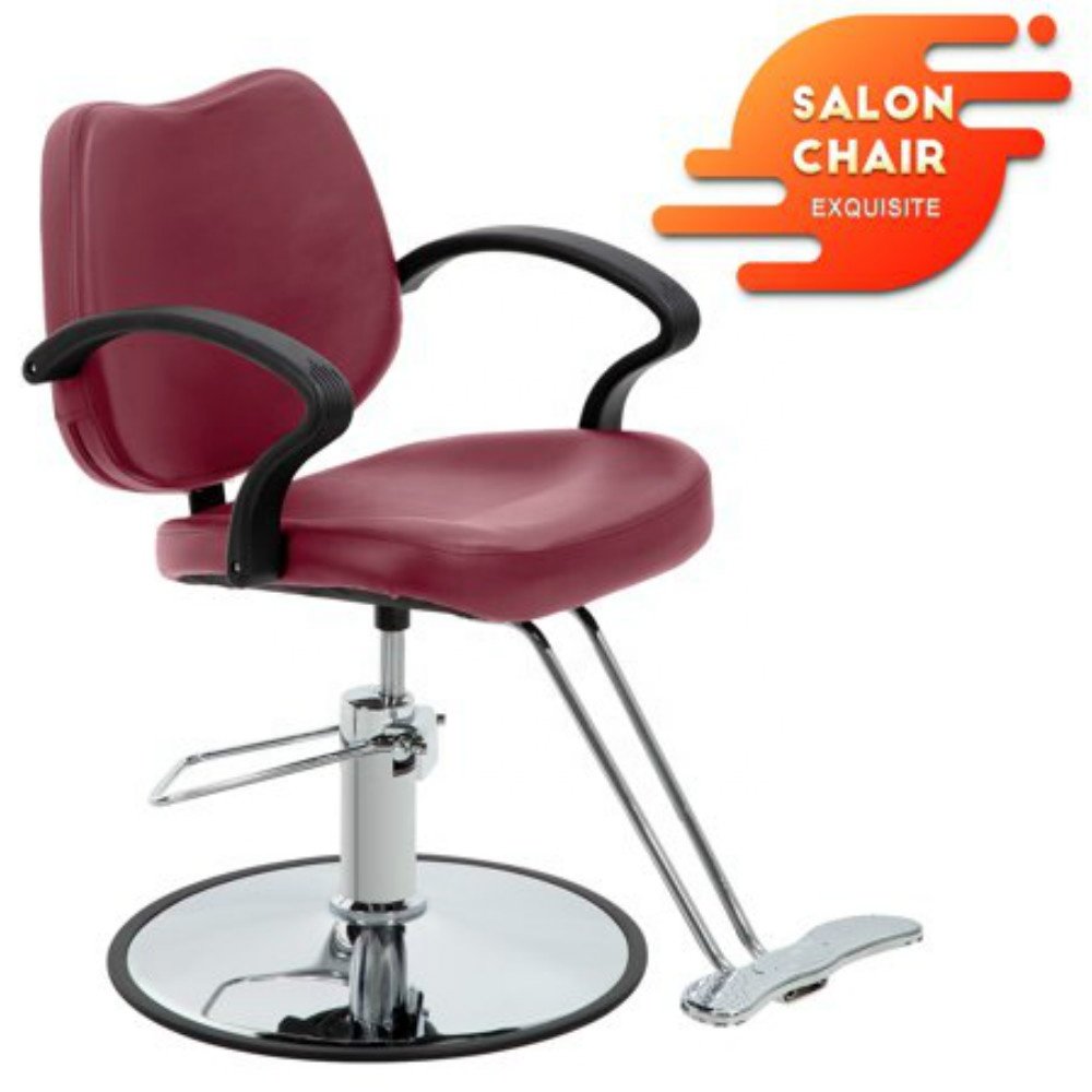 Classic Soft Barber Chair Hair Vintage Salon Styling Rise Fall Beauty Equipment Style Chair