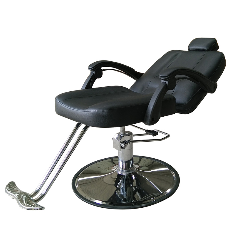Salon Hair Shop Styling Barber Chair Beauty Salon Black Reclining Hydraulic Barber Chair For Sales
