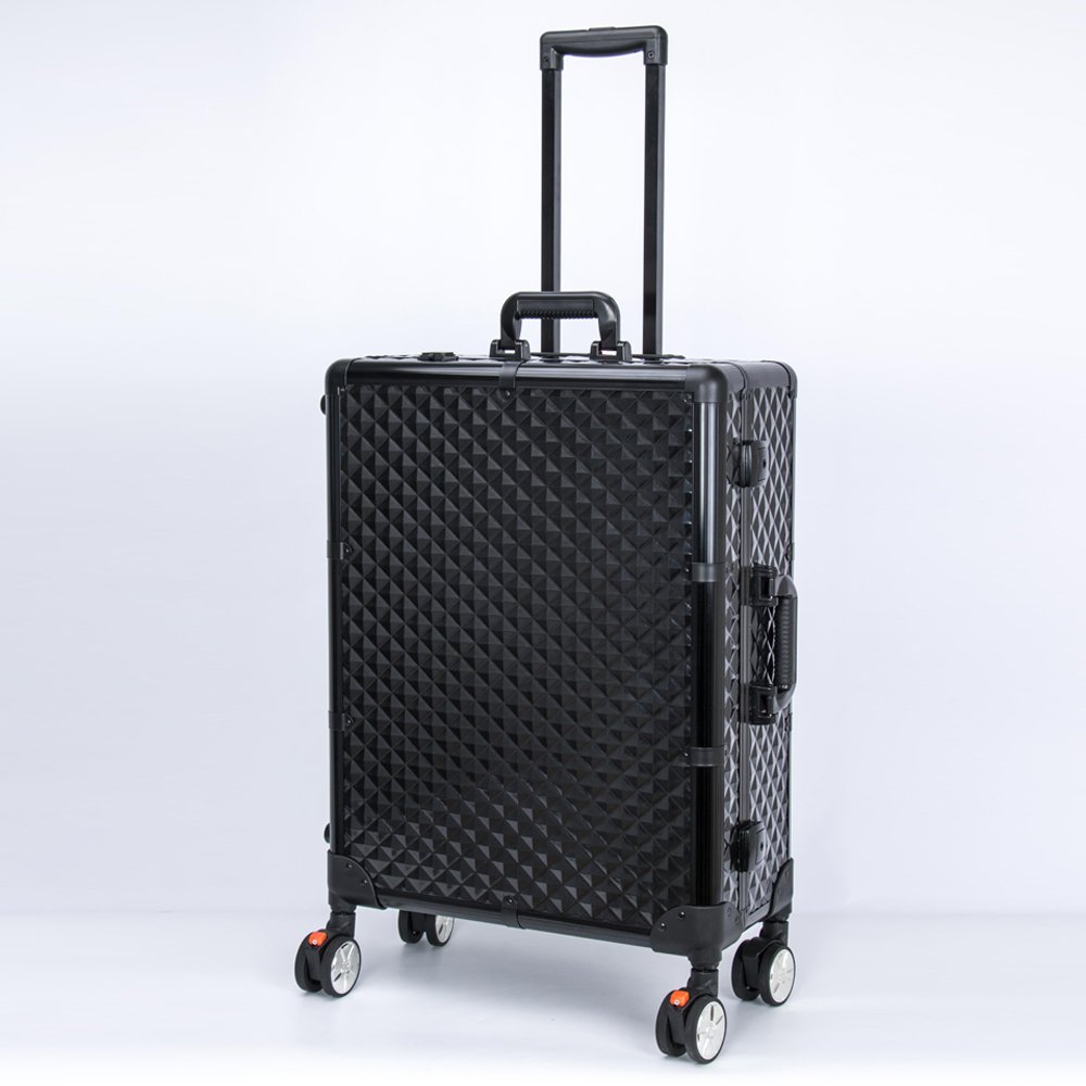 High Grade Luxury Salon Hairdresser tool case aluminum trolley rolling barber table Barber Tools Case With Lock wheels & music