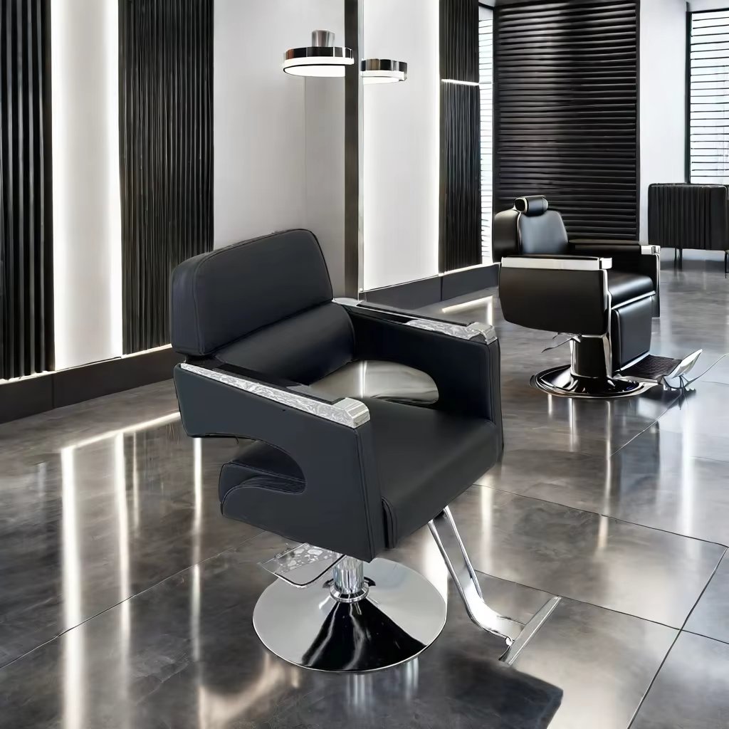 High Quality Multifunctional Metal Hair Cutting Massage Chairs for Barber Shops Spas Salon Hotels Schools Bedrooms-Hot Selling