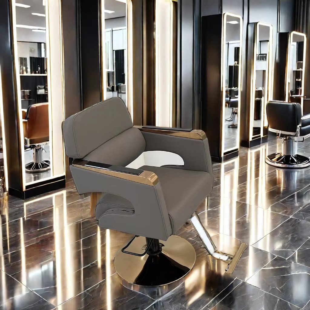 High Quality Multifunctional Metal Hair Cutting Massage Chairs for Barber Shops Spas Salon Hotels Schools Bedrooms-Hot Selling