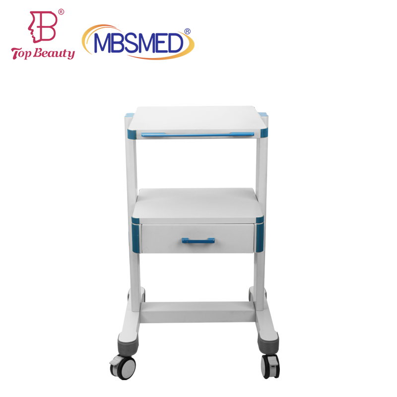 Wholesale Salon Furniture Beauty Hair Salon Trolley beauty salon specialized Double drawer Trolley equipment