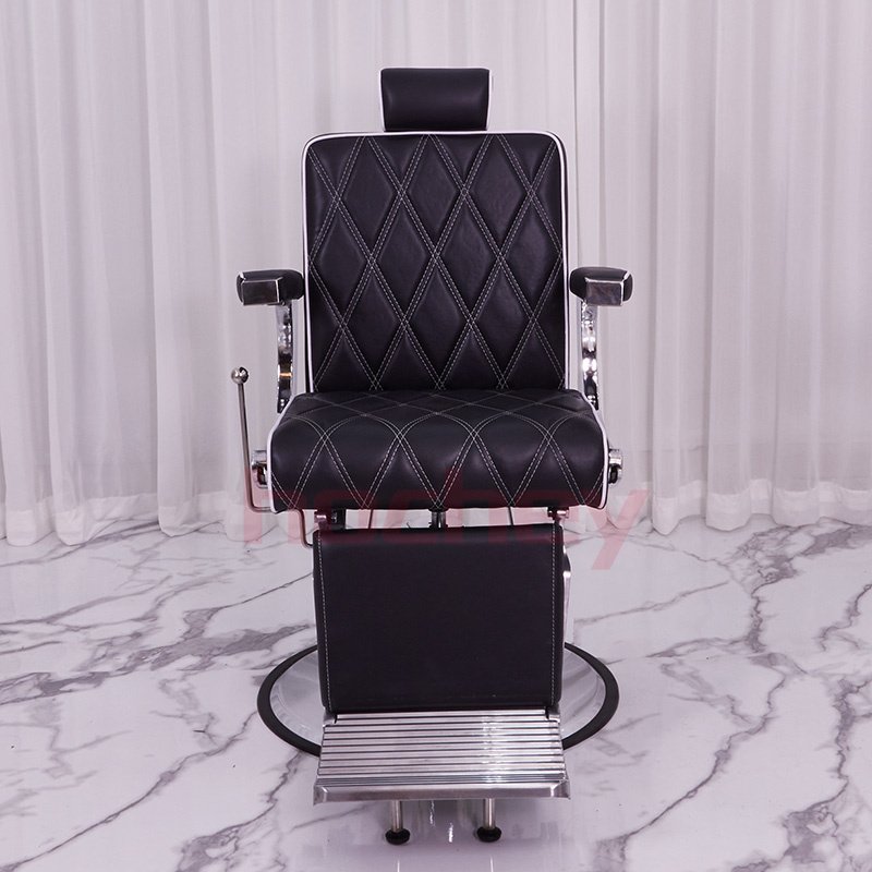 Hochey Antique Style Barber Shop Equipment Hair Styling Chair Classic Hydraulic Furniture Salon Barber Chair