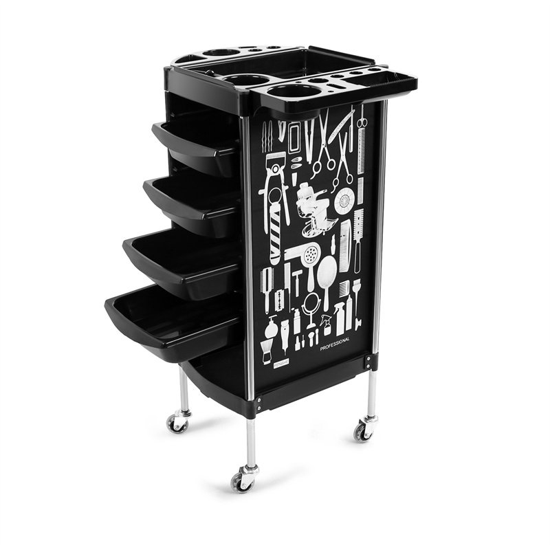 2024 new Fashionable beauty salon trolley cart for salon fitment