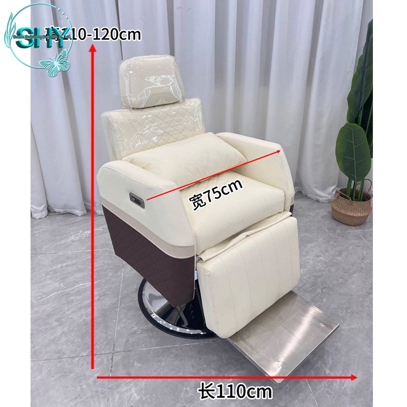 Professional Model Custom Beauty Hair Styling Cutting Chair Heavy Duty Sliver Salon Chair Barber Chair