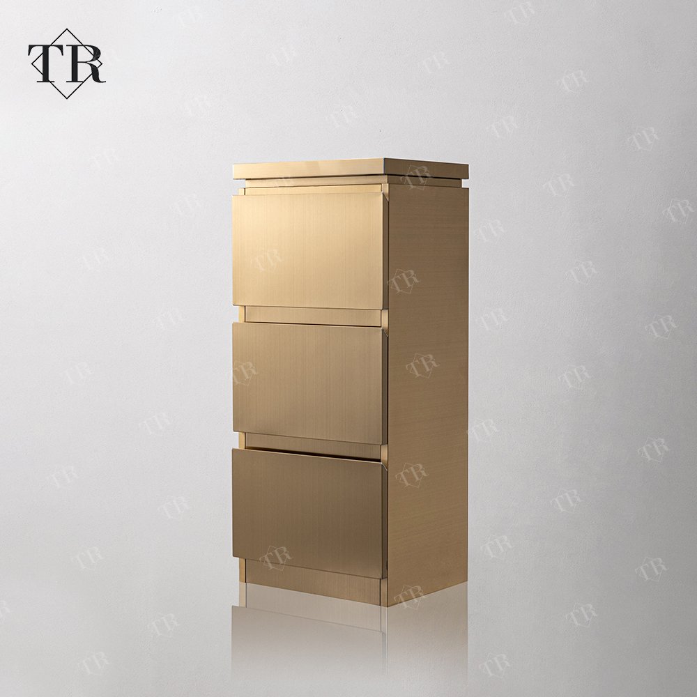 Turri Luxury Stainless Steel Single Sided Hairdresser Cabinet With Hair Dryer Frame And 3 Extraction Hairdressing Tool Cabinet