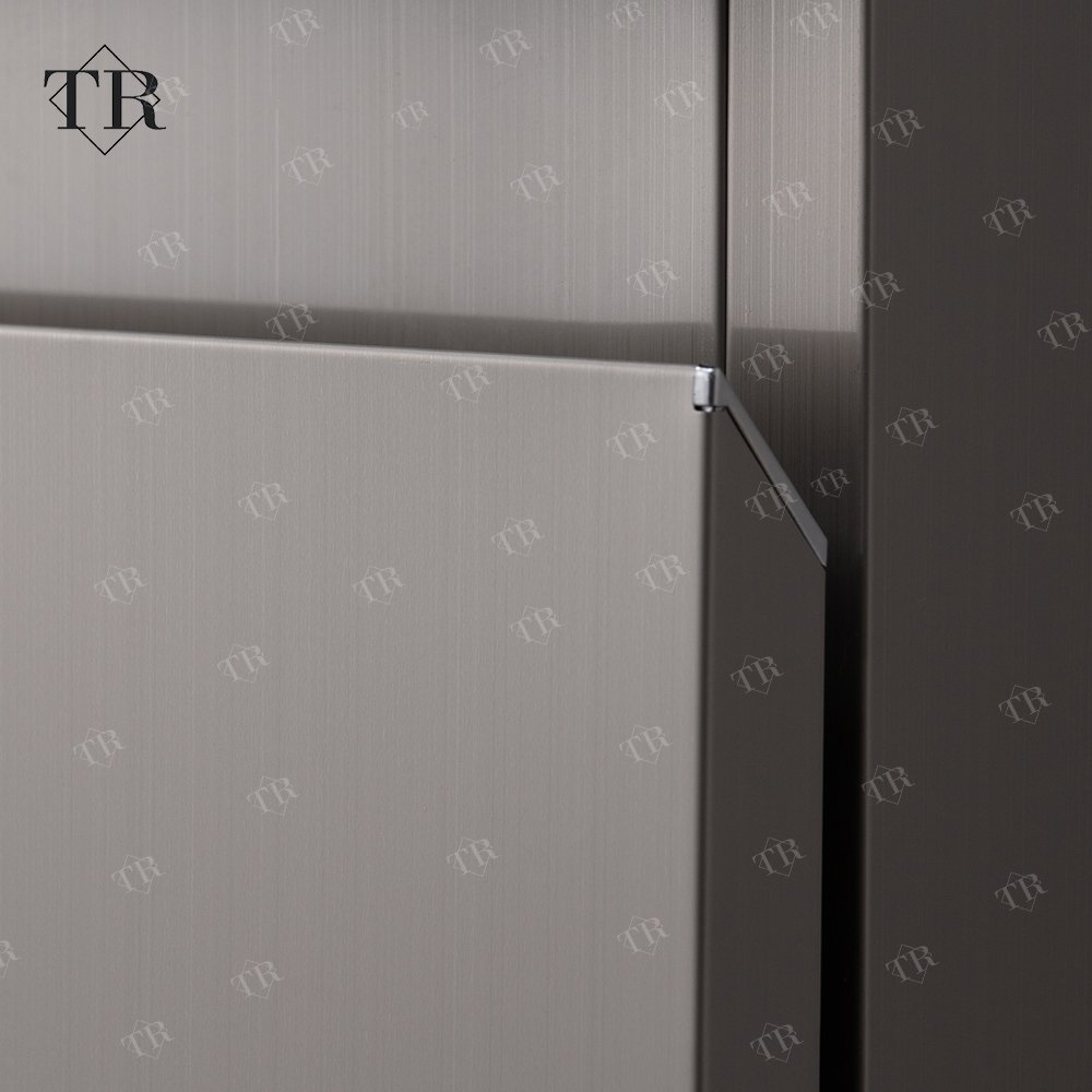 Turri Luxury Stainless Steel Single Sided Hairdresser Cabinet With Hair Dryer Frame And 3 Extraction Hairdressing Tool Cabinet