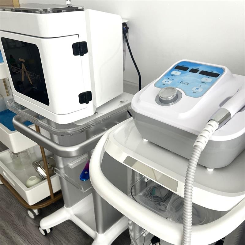 Top quality Beauty Equipment Aesthetic Acrylic Cart Trolley Salon Spa Facial Hairdressing Acrylic Salon Working Trolley