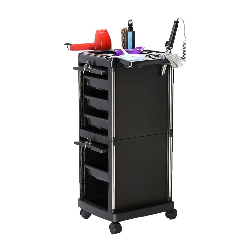 High Quality Plastic Hair Salon Cart Hairdressing Equipment for Beauty Spa Hospitals Workshops Barber Salons