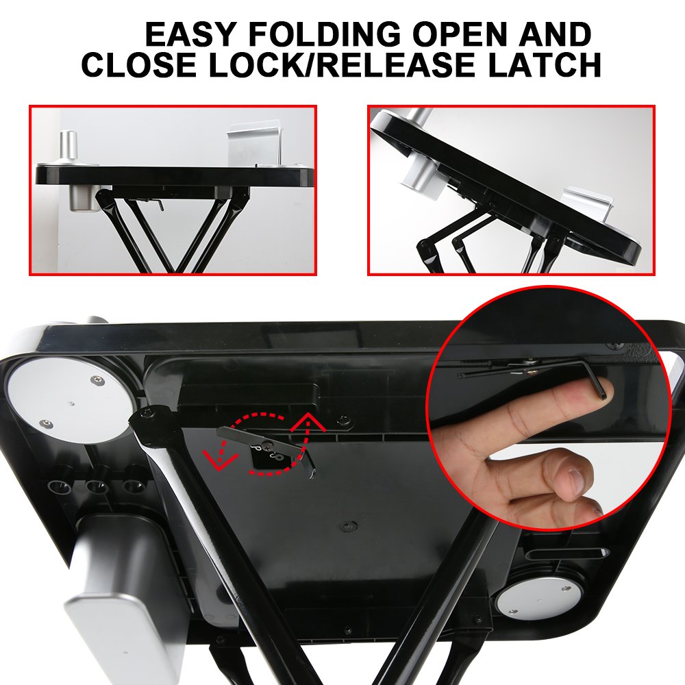 New Design Foldable Hair Salon Trolley for Barber Shop Beauty Hairdresser Storage Tool Cart with 4 Wheels