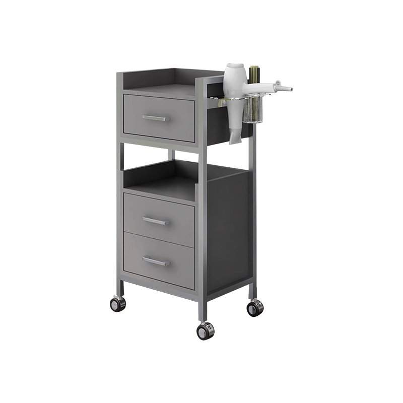 Qunpeng Hairdresser Tool Cabinet Beauty Salon Supplies Trolley Hairdresser Multi-functional Shelf Hairdresser Tool Table