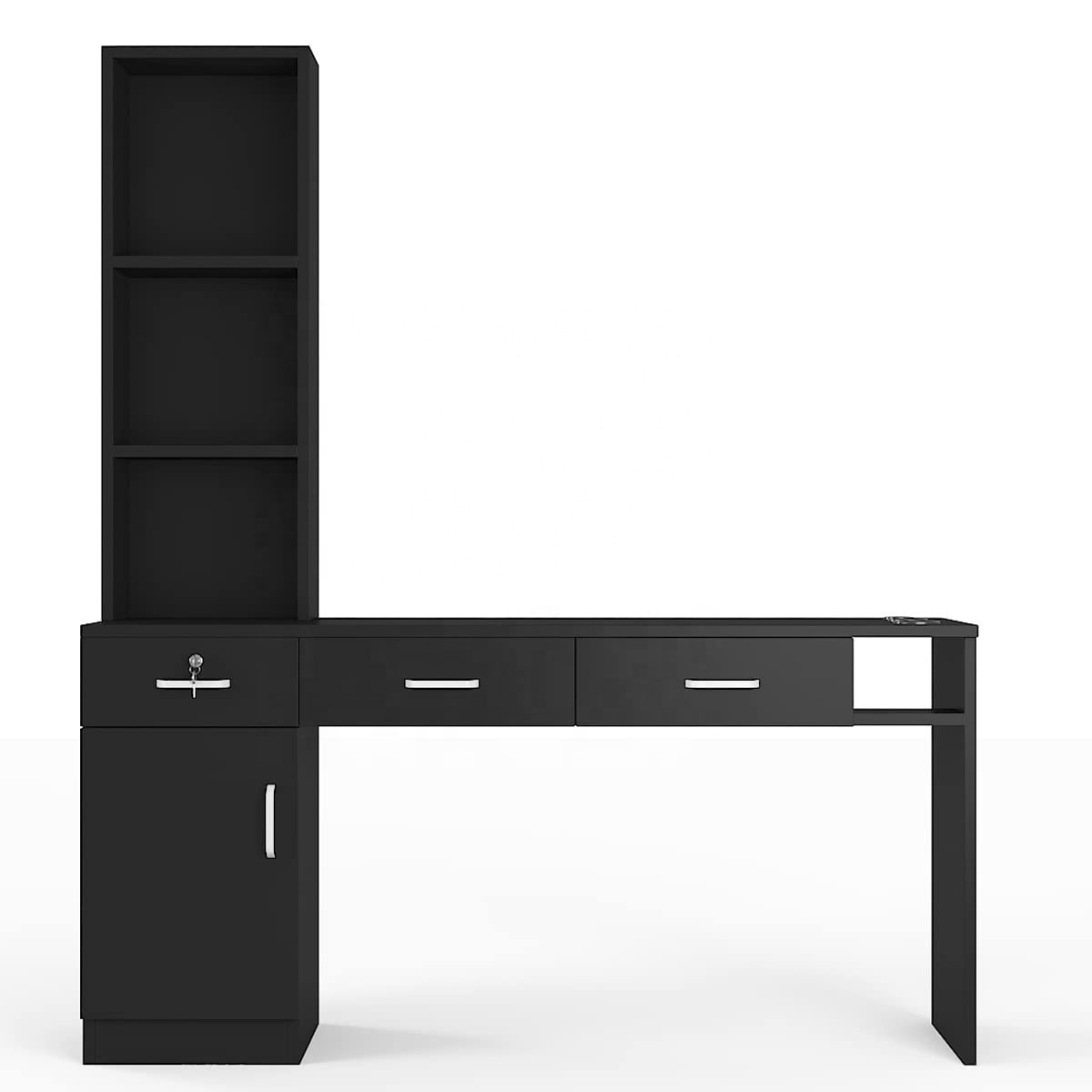 Beauty Hair Salon Furniture Salon Station for Hair Stylist Station Storage Locking Wall Mount Beauty Furniture Barber Equipment