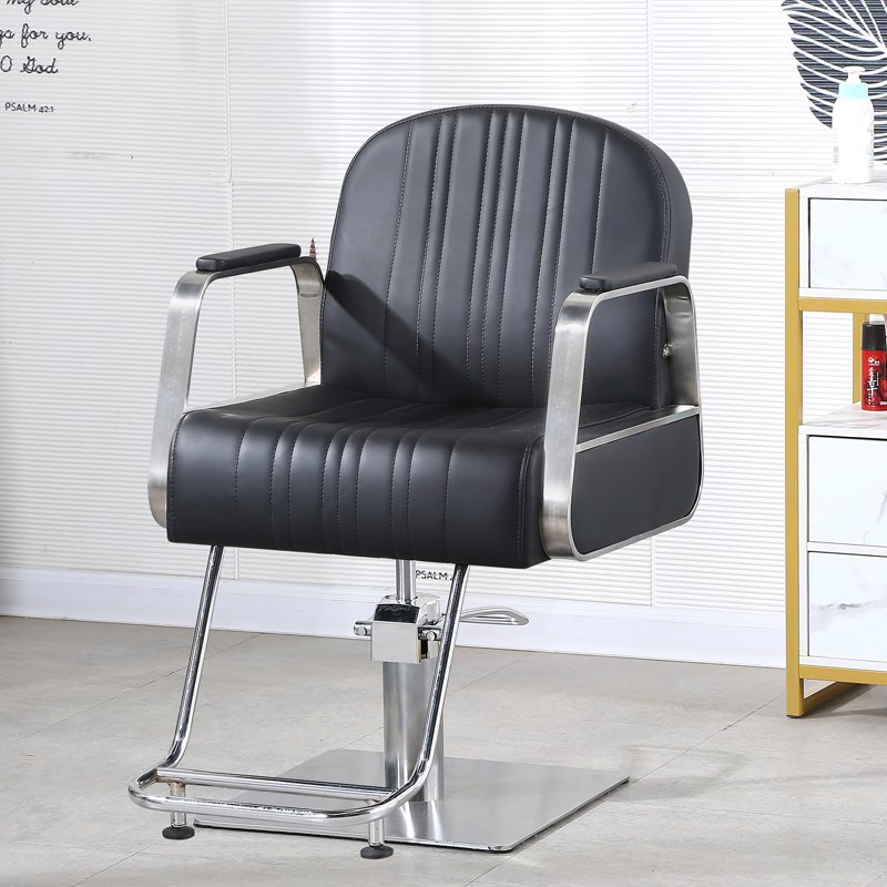 Factory Direct Hydraulic Salon Chairs Rotating Metal Hairdressing Furniture for Salon Living Room
