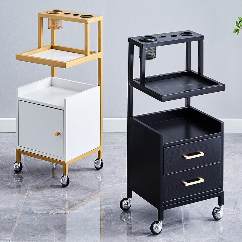Modern metal frame layer tool car hair salon equipment set furniture beauty salon handcart