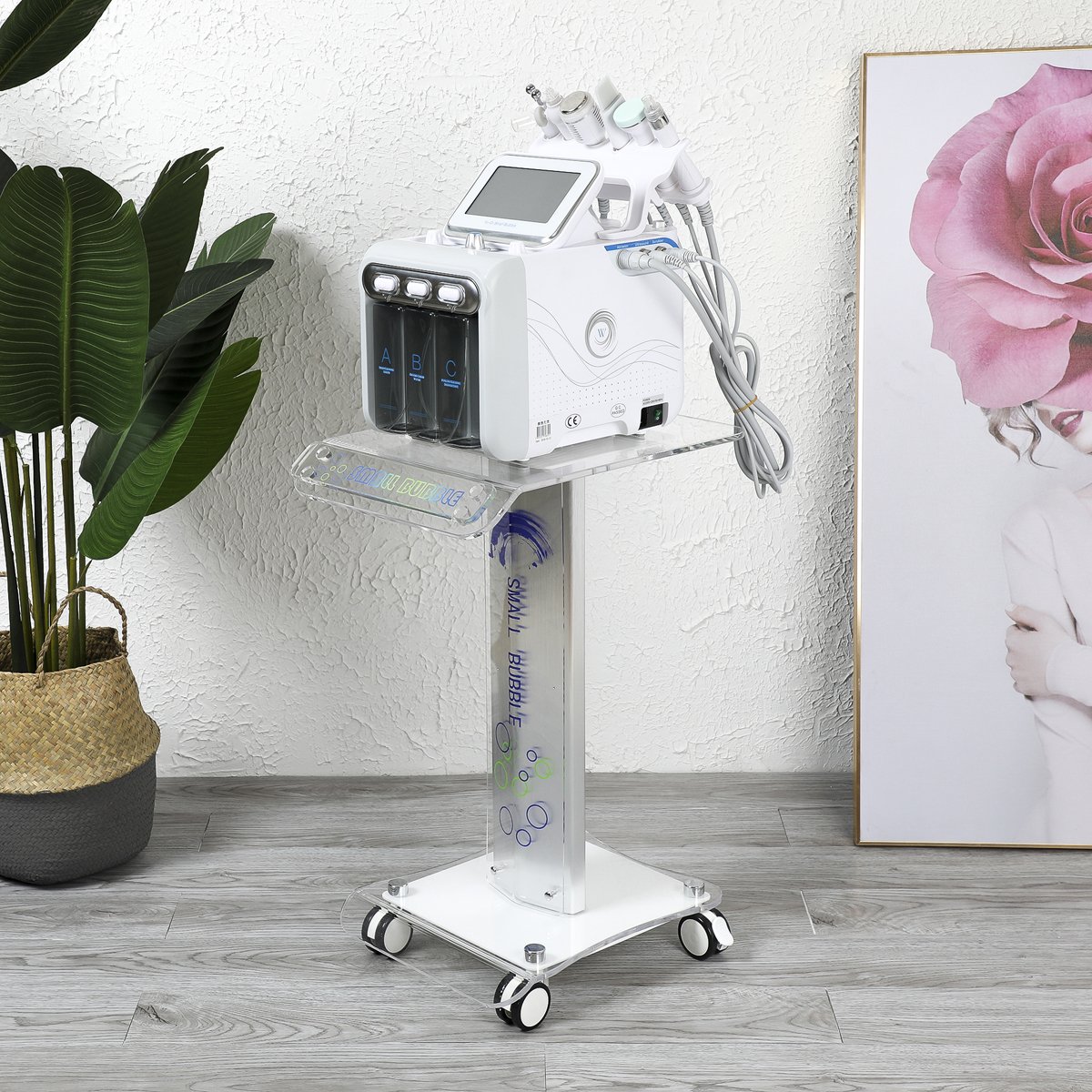  TianFa top one factory monthly sales 3000 sets luxury acrylic beauty salon trolley