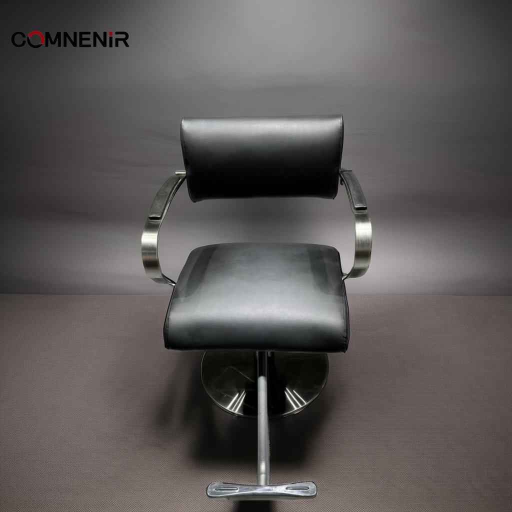 Hairdressing Salon Gold Tilt Hydraulic Adjustable Lifting Beauty and Hairdressing Equipment Barber Chair Salon Styling Chair