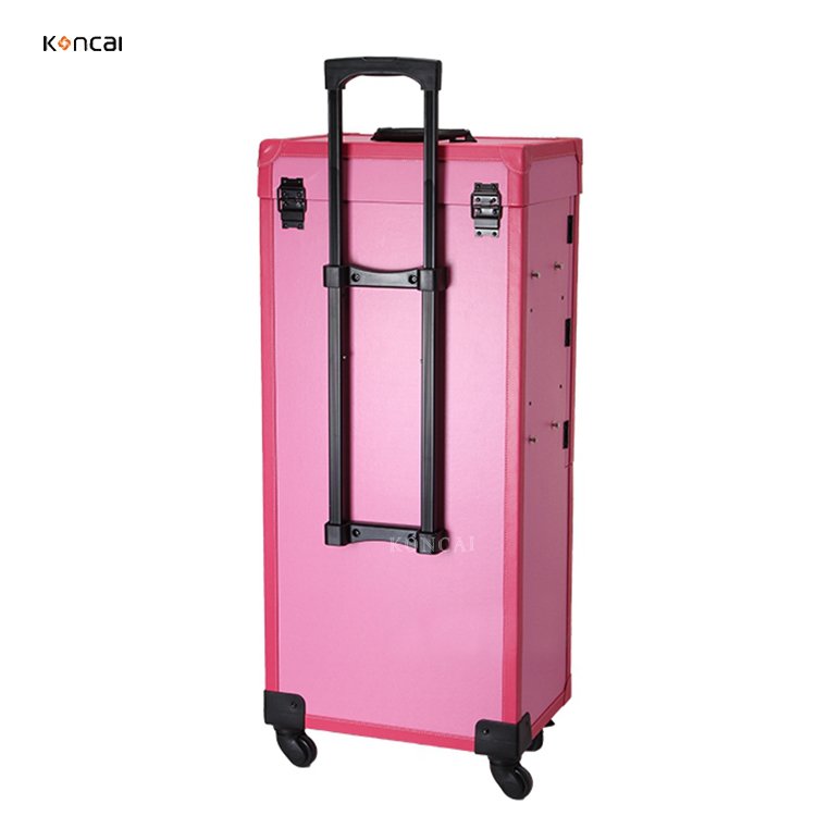 FAMA factory Trolley beauty case makeup stations with lighted mirror
