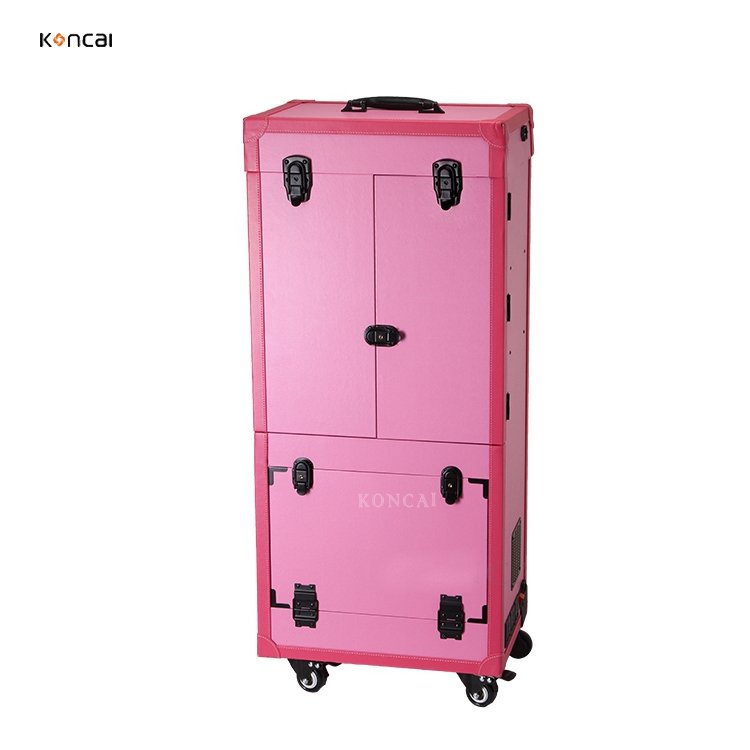 FAMA factory Trolley beauty case makeup stations with lighted mirror