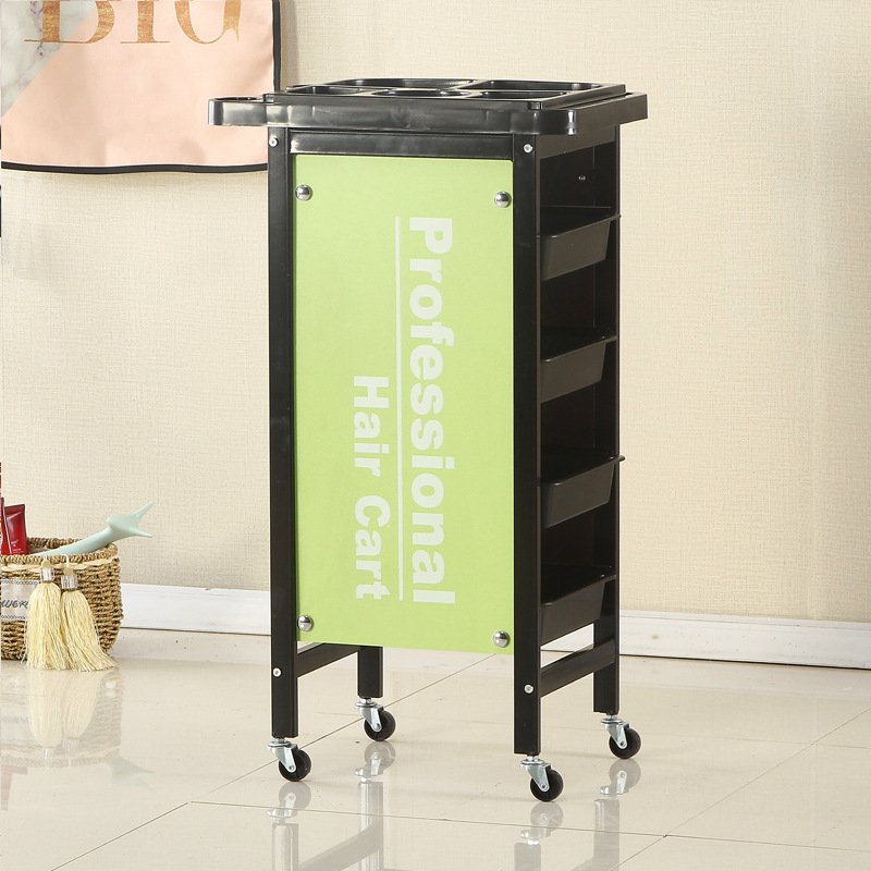 Simple Design Bedroom Furniture Leather Cover Wooden Dresser Stainless Steel Dressing Table