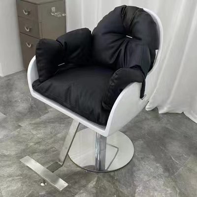 Bojue Senior luxury Leather barber chair hair salon special lift chair can be put down hair salon net red bench cutting chair