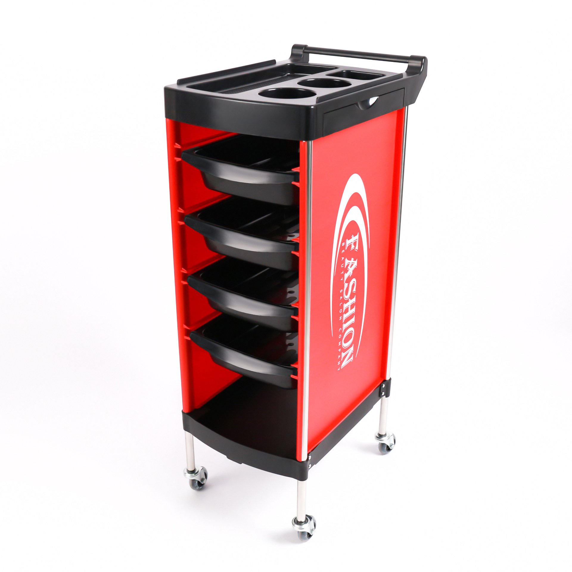 Hairdressing Plastic Hair Beauty Cart Trolley Barber Funiture Manicure Pedicure Trolley Salon Furniture