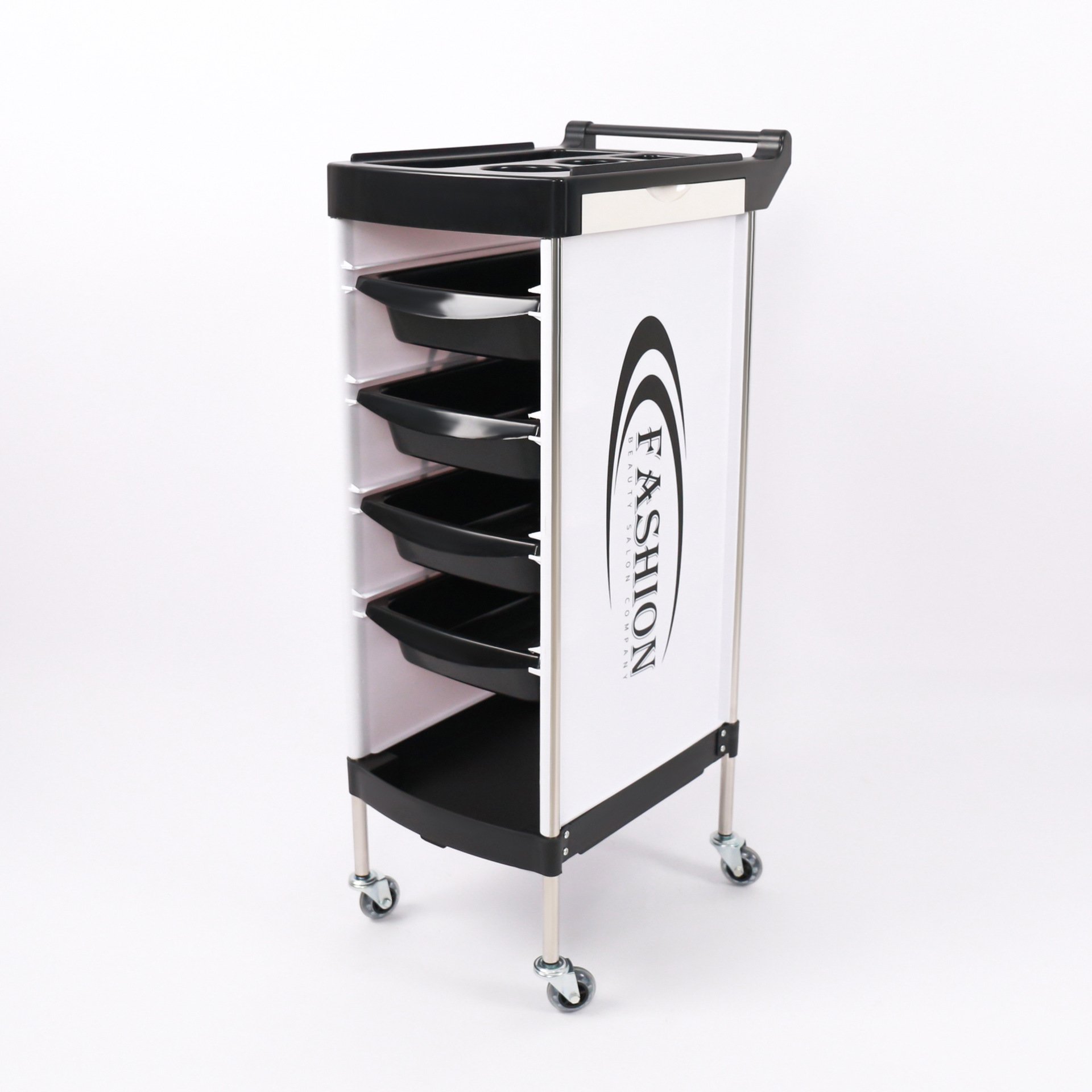 Hairdressing Plastic Hair Beauty Cart Trolley Barber Funiture Manicure Pedicure Trolley Salon Furniture
