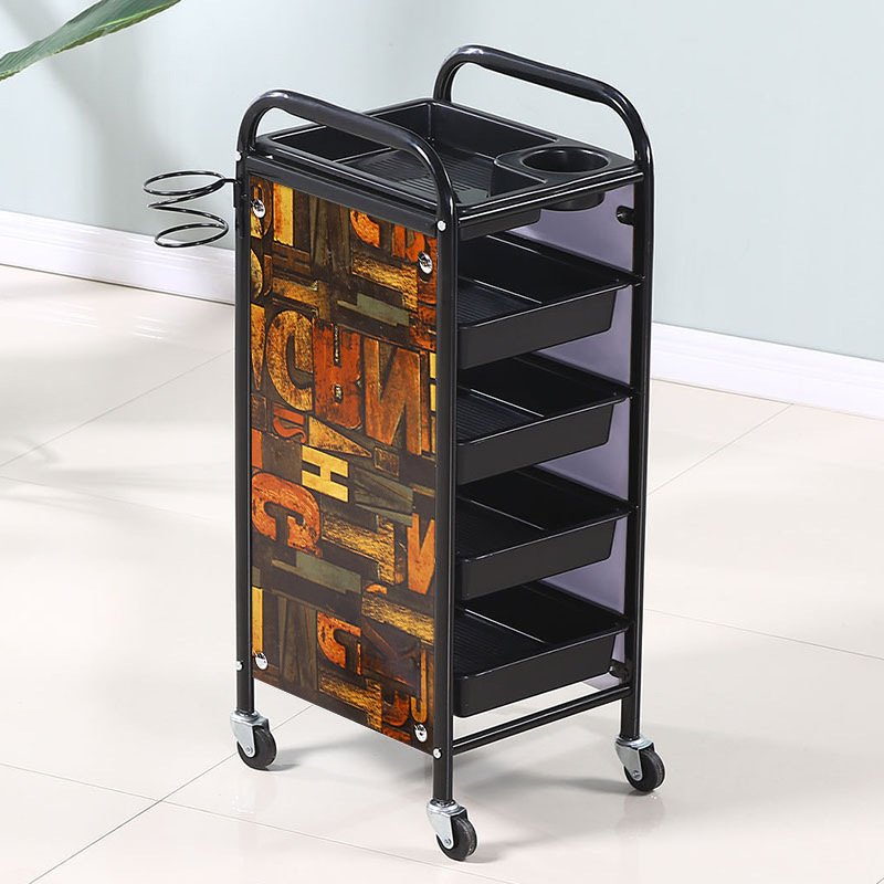 Reinforced hair tool cart Beauty Barber shop salon cart Special hair cart storage rack