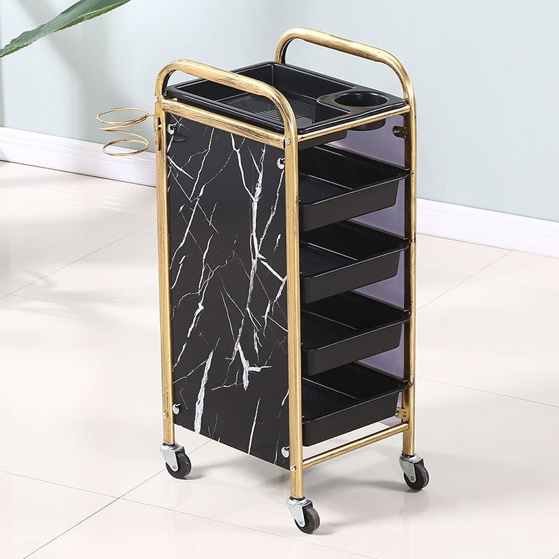 Reinforced hair tool cart Beauty Barber shop salon cart Special hair cart storage rack