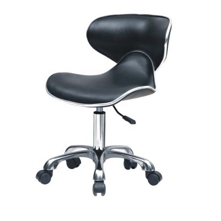 Kisen Wholesale gold lifting barbershop furniture salon fiberglass chair with stool chair salon on sale