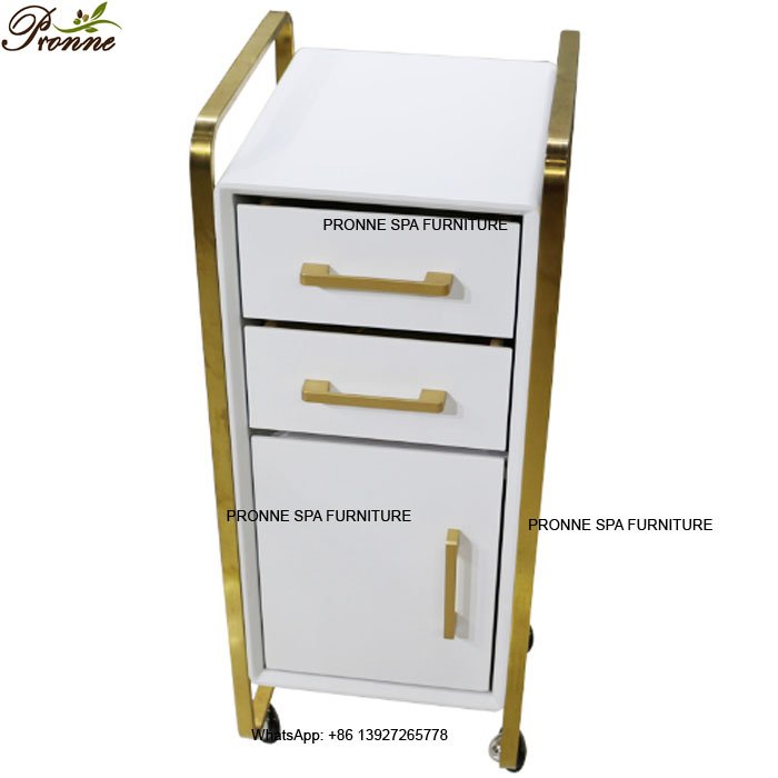Beauty Salon Trolley SPA Cart Barber Hair Salon Trolley Organizer Manicure Cart Storage Holders