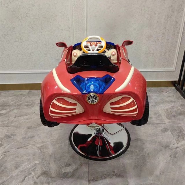 Modern Commercial furniture child car stylish hair kids beauty salon metal barber chair