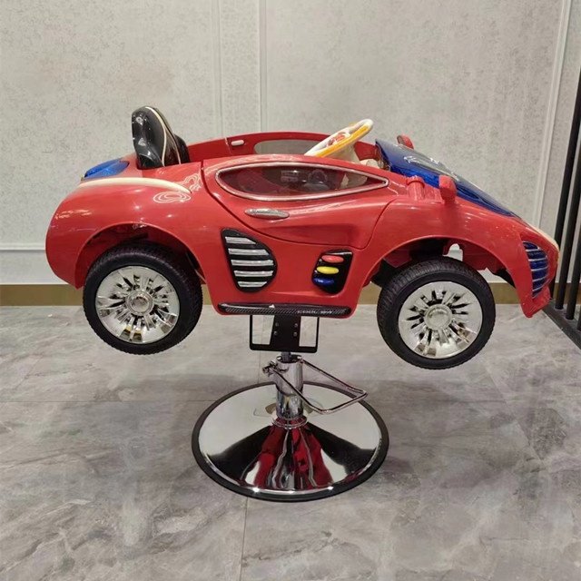 Modern Commercial furniture child car stylish hair kids beauty salon metal barber chair