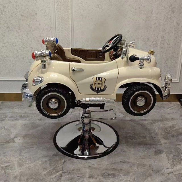 Modern Commercial furniture child car stylish hair kids beauty salon metal barber chair