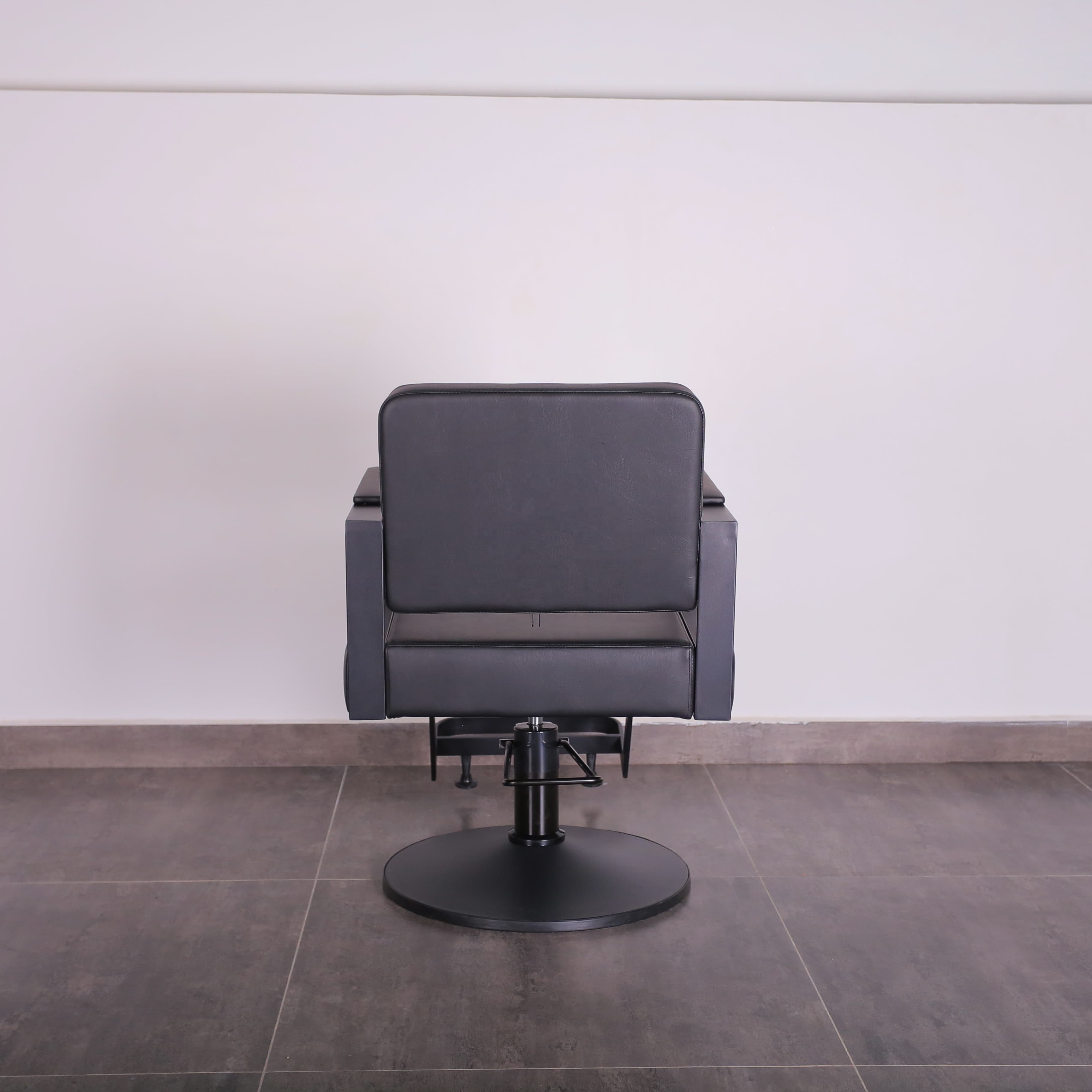 Factory Barber Supplies Furniture Salon Equipment Hair Styling Chair Barbershop Whole Set Black Salon Barber Hair Chair