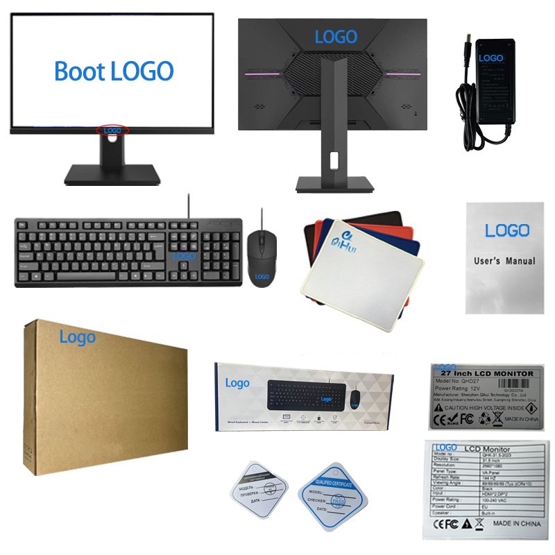 27 inch touch All in one pc Hospital Nurse Full-Featured Monitor Cart with Keyboard Tray Laboratory Dental Clinic
