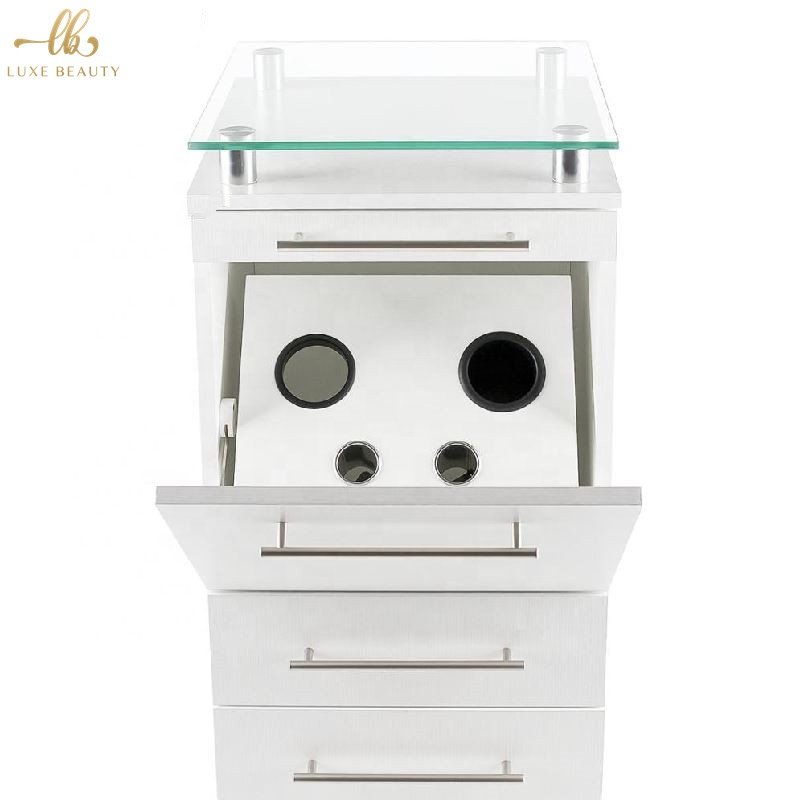 white hair salon trolleys salon cart with 4 drawer salon furniture accessories for barber 2021 newest beauty trolley case