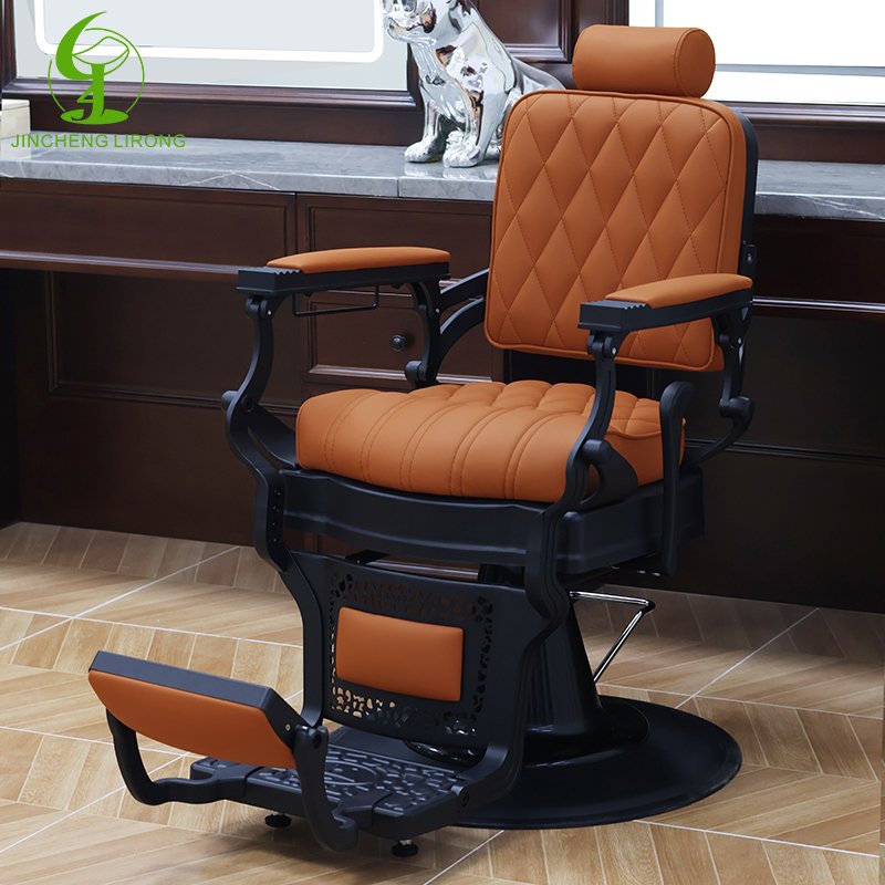 JINCHENG Luxury New Design Vintage Salon Vintage Heavy Duty Hydraulic Barber Chairs for Purpose Beauty Salon Furniture Modern