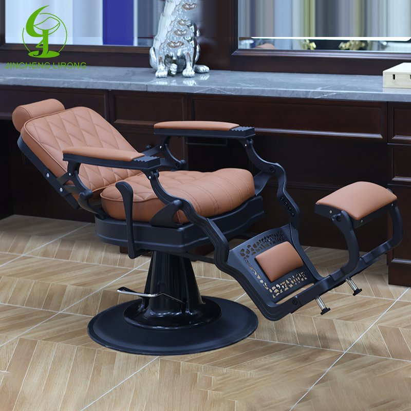 JINCHENG Luxury New Design Vintage Salon Vintage Heavy Duty Hydraulic Barber Chairs for Purpose Beauty Salon Furniture Modern