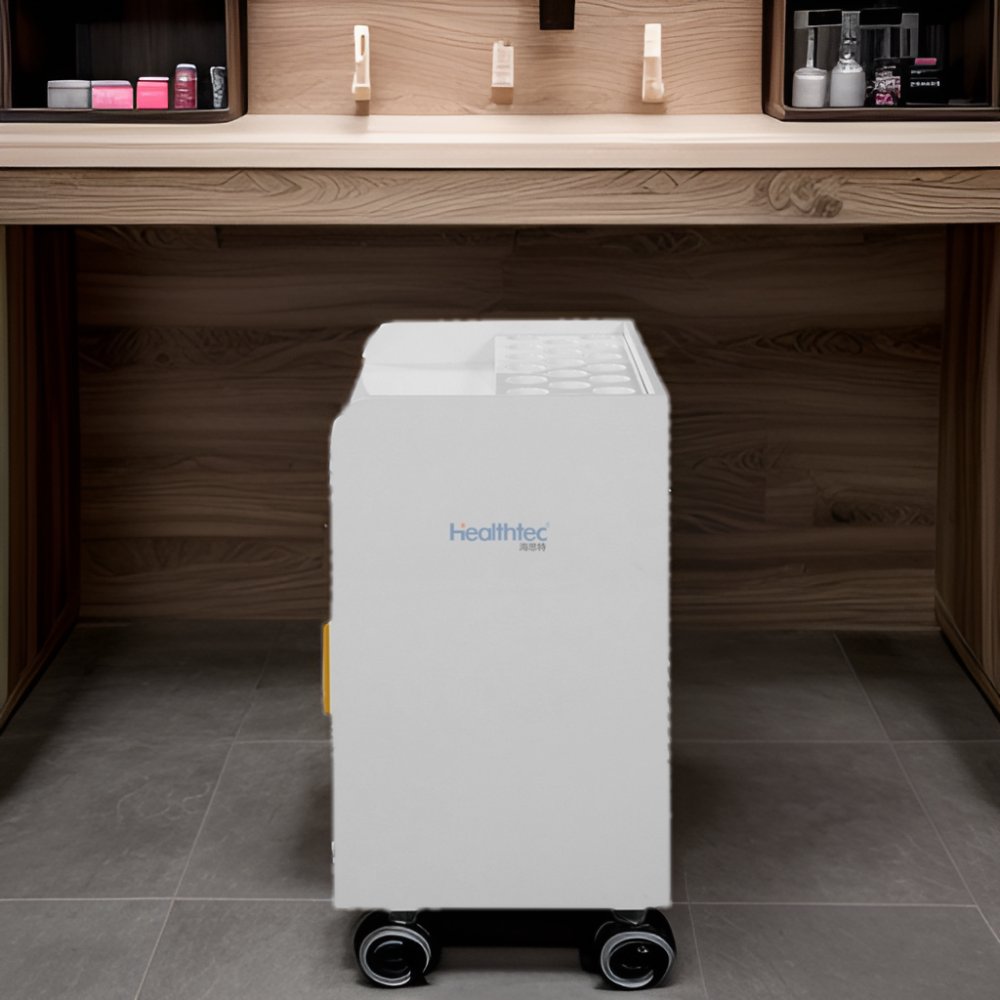 Modern Salon Furniture Nail Shop Same Electroplating Process Bottom Roller Design High Grade Nail Trolley
